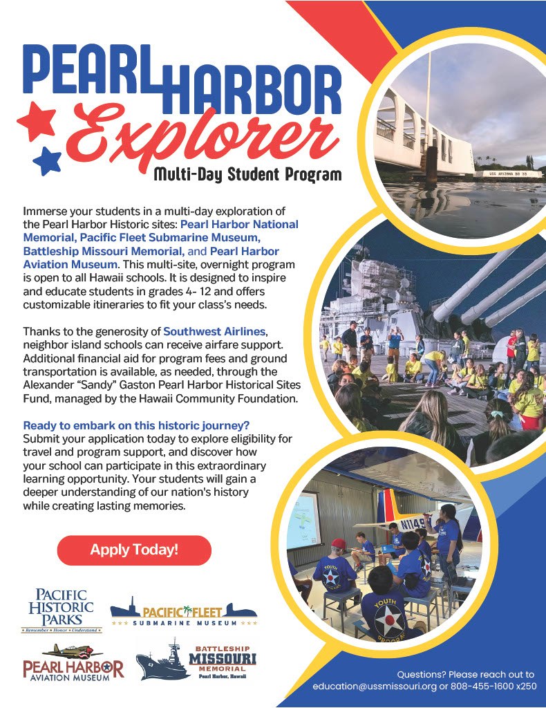 Pearl Harbor Explorer Flyer