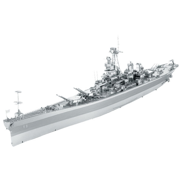 Fascinations Metal Earth 3D Laser Cut Steel Model Kit USS Arizona Battleship 